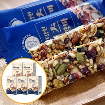 김규흔 한과 더 건강한 너츠 영양바 총25개입 5개입 x 5, 5개, 125g