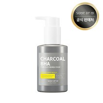 썸바이미 차콜 바하 포어 클레이 버블 마스크 [워시오프+모공+각질+참숯], 1개