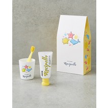 [루치펠로] 멜레멜레 키즈치약 & 칫솔 & 양치컵 세트 1개, 루치펠로 멜레멜레 키즈치약