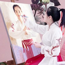 유화그리기 주문제작 DIY 캔버스페인팅 명화그리기 24 36 42컬러 대형그림 맞춤제작 SB05, 60x90, 24색