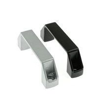 고급스러운 알루미늄 캐비닛 핸들 블랙 실버 합금 나일론 도어 액세서리 프로파일용 프린터 부품, nylon black 120mm