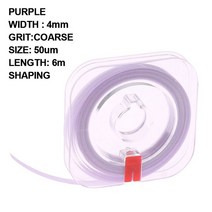 치과 연마 스트립 롤 6m x 4mm 수지 치아 연삭 샌딩 쉐이핑 재료, 02 purple