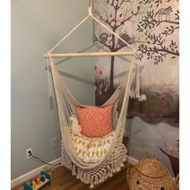 북유럽풍 감성 그물 해먹의자 태슬 그네의자, 상세페이지 참조