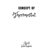 (영문도서) Concept of thermostat Paperback, Independently Published, English, 9798393626716