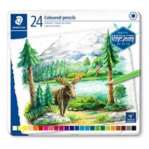 스테들러 146C M24 색연필 24색 틴케이스, 단품