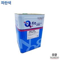 3mro큐피트 크린솔 외부용 수성 유광 18L 파란색 4종, 색상_파랑9038