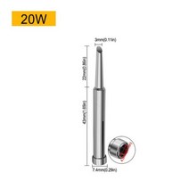 교체 납땜 인두 팁 고출력 외부 히트 헤드 전기 용접 헤드 내부 가열 코어 20W ~ 200W, 0120W Type1, 1개