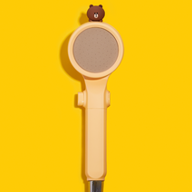 라인프렌즈 마이크로버블 샤워기 세트, 브라운헤드호스세트(필터포함)