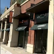 고정어닝 야외 창 천막 매장 차양 사다리꼴 빌라 장식 고정 텐트 제조업체 사용자 정의, D.측정 수수료(보증금)에 대한 구체적인 가격은 고객