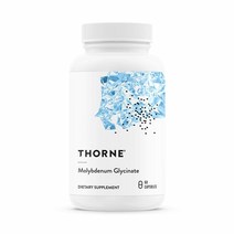 Thorne Research Molybdenum Glycinate 60 Capsules 쏜리서치 몰리브덴 글리시네이트 60정, 1개