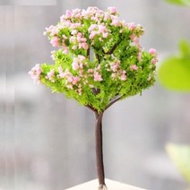 미니 조화 나무 건축 모형 인조 테라리움 인형집 재료 디오라마 DIY 장식 백일홍나무