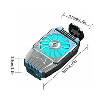 Universal mini mobile phone 냉각 팬 라디에이터 usb 충전식, 은