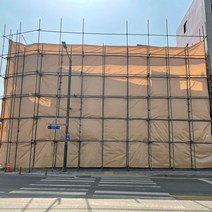 철거마대 현장 공사 톤백원단 분진막 철거용 가림막 2x50M/4x50M