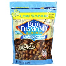 블루 다이아몬드 Almonds Lightly Salted 16 oz (454 g), 6 온스