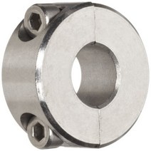Climax Metal M2C-12-S Two-Piece Clamping Collar Metric Stainless Steel 12mm Bore 28mm OD 11mm W, 1