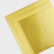 케익받침 밑판 골드사각 3호, 10개