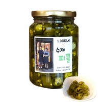 아이드림식품 새콤매콤 수제피클 청양고추피클 500ml, 1개, 아이드림 청양고추피클