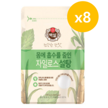 백설 하얀 자일로스설탕, 500g, 8개