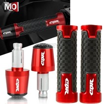 cbr650f cbr650r cb650r cbr125rr cbr150r cb125r cbr250r cbr250rr 오토바이 22mm 핸들 그립 핸들 바 그립 엔드 플러그 호환용, 골드 골드 블랙