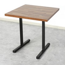 오디엔즈 FT7575 블랙 철재다리 업소용테이블 W750 x D750 /영업용테이블/2인용식탁, 주문시 추가문구에작성