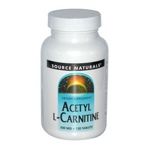 소스내츄럴스 아세틸 L-카르니틴 500mg 타블렛, 120개입, 1개, 120정