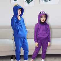 레인보우프렌즈옷 아동 후드상하복 주니어 가을 로블록스 캐릭터 상하세트
