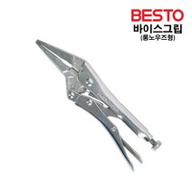 바이스그립 바이스플라이어 롱노우즈형 핸드클램프, 9인치(BE-9LN)
