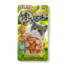 고양이 간식 야끼믹스 가다랑어포 가리비 정어리스프 25g 양치 치석껌