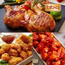 [비비큐] BBQ 자메이카 통다리 바비큐 5팩+바로 치킨강정 2팩(순한맛1+매운맛1), 상세 설명 참조
