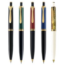 PELIKAN 펠리칸 볼펜 K400 (블랙 녹색 청색 적색 백색), 블랙
