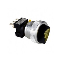 2A2B 2단 자동 복귀 리턴 셀렉터 스위치 12V DC LED ON-ON 22mm NF22-SA22C2, 화이트 [NF22-SA22CW2]
