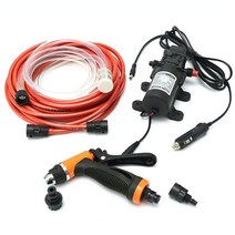 dc 12v 100w 160psi 고압 자동차 전기 세탁기 세척 청소 펌프 세트 휴대용 자동 세탁기 키트 자동차 충전기, 없음