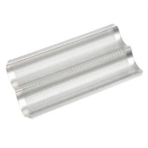 홈AL바게트2롤(비코팅) / 330x170x25mm / 가정용바게트틀 / 바게트집에서만들기!, 1개