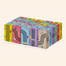튼튼한 벽돌쌓기 도로 종이블록 30P 신체발달 집짓기