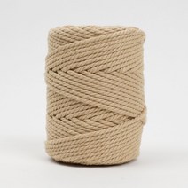 쎄비 마크라메 면 로프실 450g 4mm x 100m, 6 연베이지
