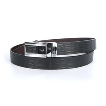 [디꾸보] 클래식 자동버클 악어 남성 가죽벨트 SS176