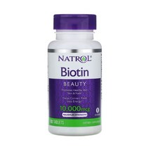 나트롤 Natrol 비오틴 Biotin 10000 mcg 100정, 1통