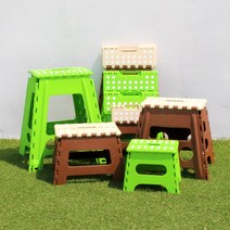 이쁜이 탄탄 접이 의자 플라스틱 간이의자 접이식발판, 접이의자(대)