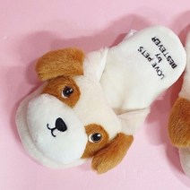 레써니 강아지장난감 강아지토이 베스트에버 빠스락삑삑 슬리퍼 퍼피 비글