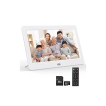 디지털 포토프레임 리모컨 포함 7인치 벽걸이 1280*800 사진 동영상 음악 재생 슬라이드 쇼 커렌더 시계 알람 기능 적외선 32GB카드부속 타이머 스위치 3.5mm 잭 180°