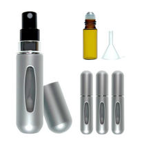 제로캔들 향수공병 5ml, 실버 4개