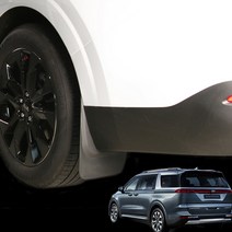 SWCAR 카니발 4세대 KA4 머드가드 흙받이 휀다 범퍼 가드 돌튐 기스 스크래치 방지 카 용품, 블랙-카니발 9인승