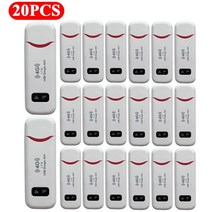 유심 라우터 이동식 와이파이 인터넷 에그 데이터 차량용 1-20pcs 4g lte 무선 usb 동글 모바일 광대역 150mbps 모뎀 스틱 sim 카드 무선 usb 모뎀 스틱, 2-150Mbps 20개