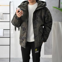 맨즈라이프 라이더 빅사이즈 카모 항공 패딩점퍼