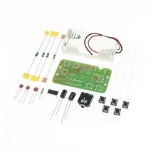 AGC 회로 라디오 키트 76-108Mhz FM 스테레오 DIY 부품 SMD 학습 용접 어셈블리, 한개옵션0