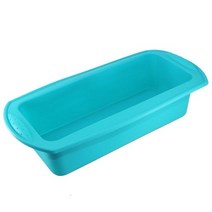 실리콘 몰드 베이킹 틀 큰 직사각형 실리콘 케이크 금형 diy bakeware 퐁당 머핀 초콜릿 금형 컵케익 금형 케이크 도구 베이킹 접시, 파란색