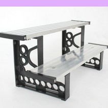 난거치대 난받침대 난다이 화분벤치 화분선반대 600, 블랙
