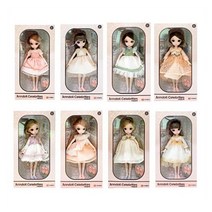 정품 앤돌스 구체관절 인형 어린이 장난감 공주, 08_오렌지펄그린리본드레스