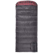 TETON Sports Celsius XXL - 0 F 남성 및 여성용 혹한기 침낭 캠핑 액세서리 후드가 있는 겨울 압축 자루 오른쪽 지퍼 그레이, 90  x 39  Left Zip, 회색