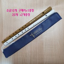 국산 피리사단소 소금 교재용단소 소리가 불기쉬운단소 (10개+1개증정), 황색